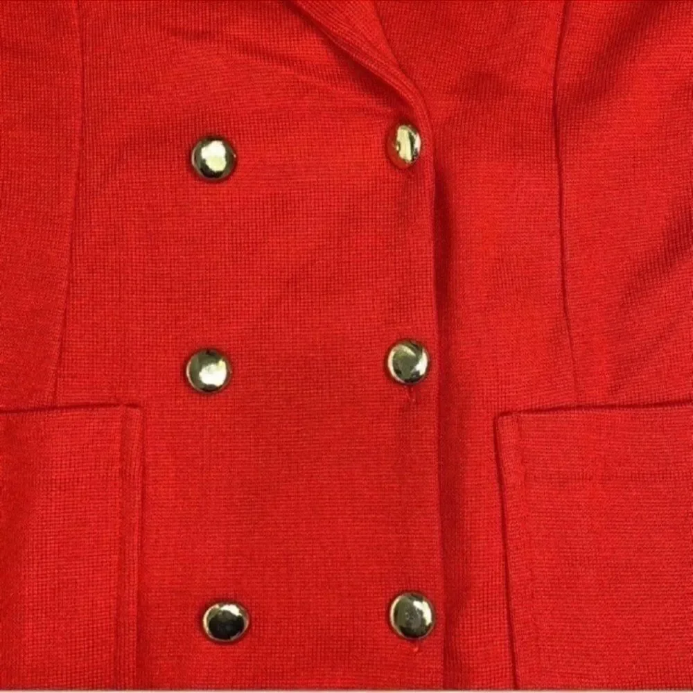 Level Eight Double Breasted Red Jacket! Blazer (Size Small)